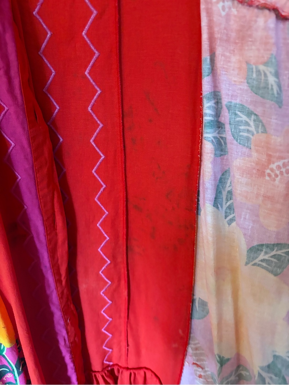 Farm Rio Sunset Patchwork Maxi Dress - Flawed - please read - Picture 7 of 16